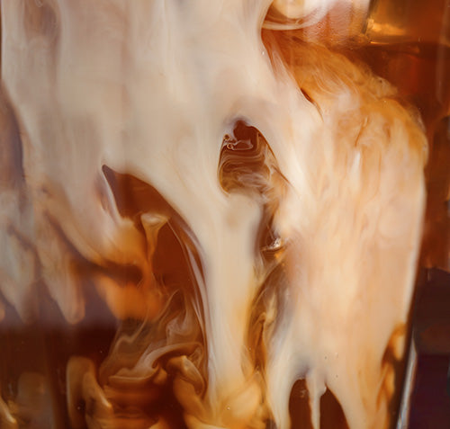 Cold press coffee close up representing no and low alcohol beverage options