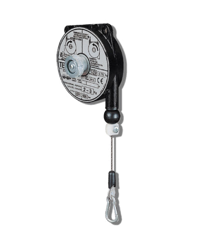 Counter balance spring return