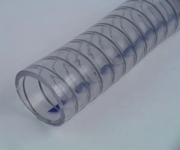 Spiral wire reinforced PVC hose