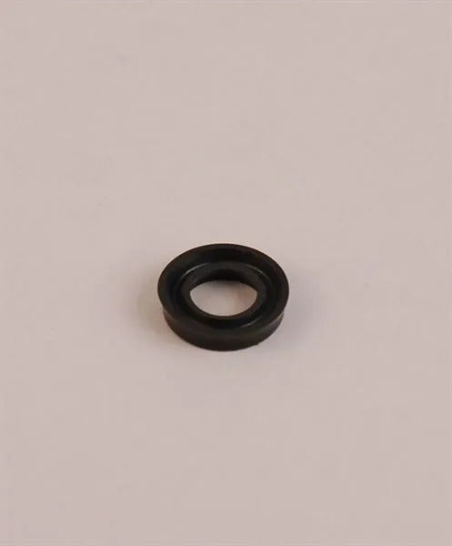 Springless shaft seal for 14mm Ø gravity filler nozzle