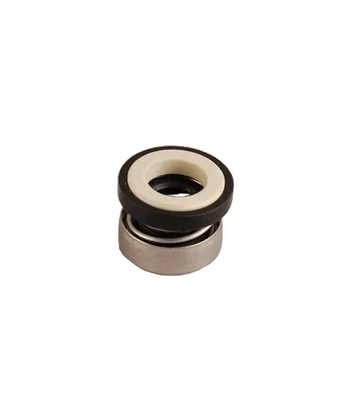 A small cylindrical mechanical seal component with a black outer ring