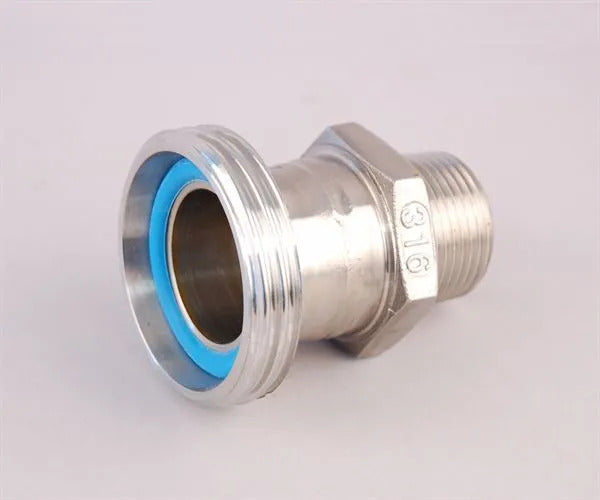 Adaptors BSP male x DIN male stainless steel