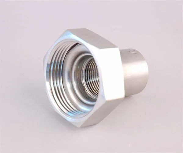 Adaptor BSP 1" female x RJT 1½" female stainless steel