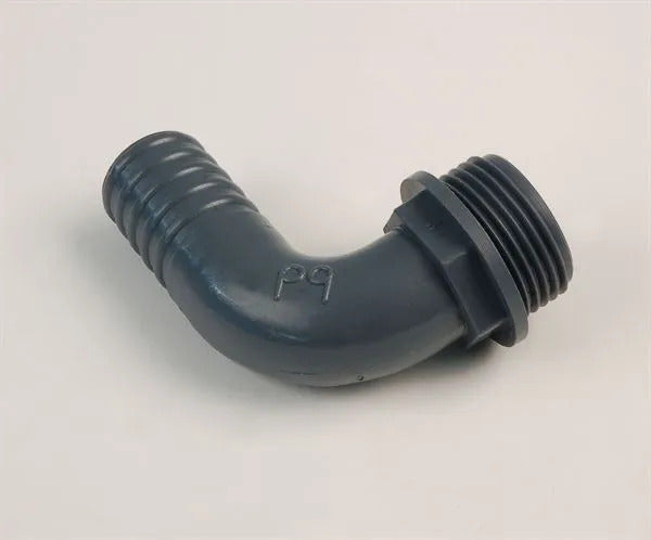 Hosetails BSP male 90° polypropylene
