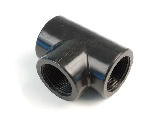 3 way tees BSP female polypropylene