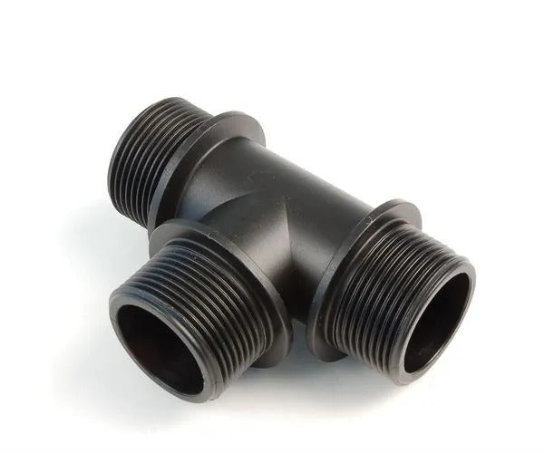 3 way tees BSP male polypropylene