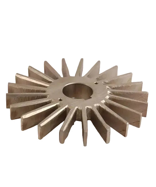 Stainless steel impeller.