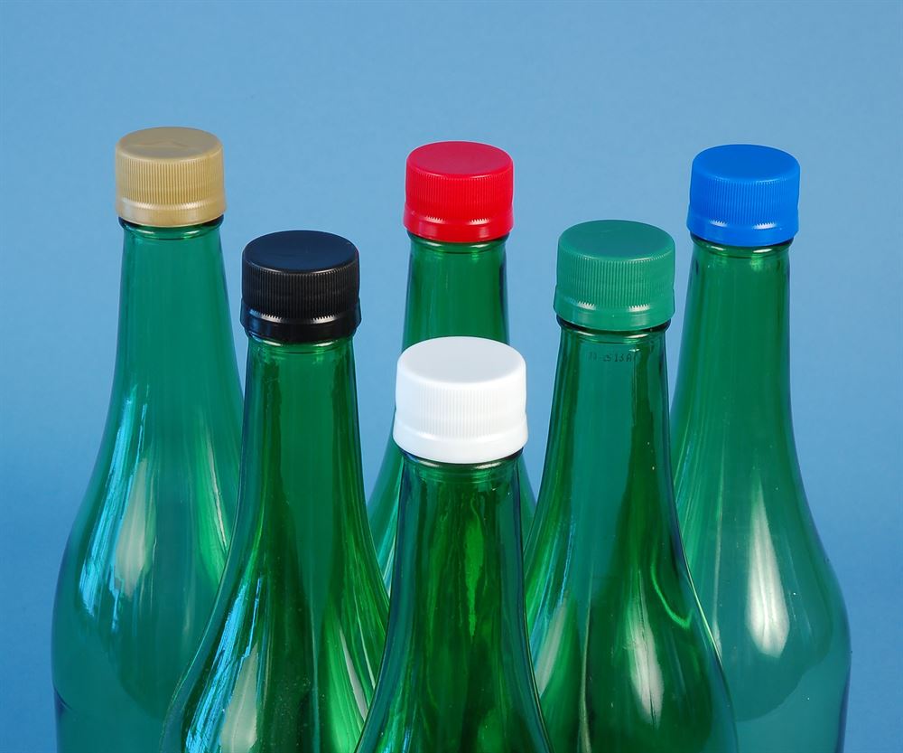 Plastic MCA2 tamper evident screw caps