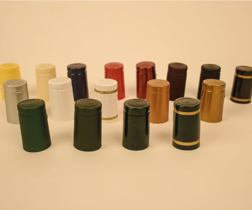 PVC shrink capsules for MCA2 capped bottles