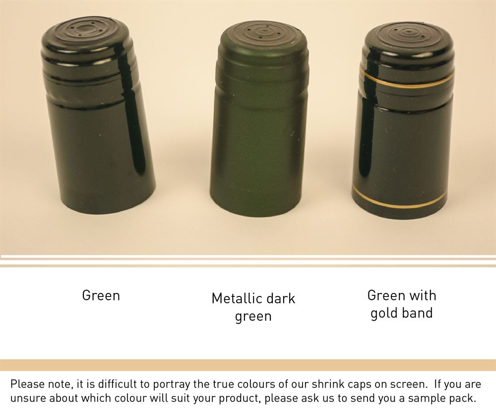 PVC shrink capsules for wine bottles