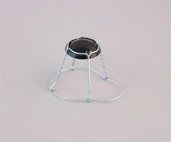 Wire muzzles for bottle conditioned beer/cider