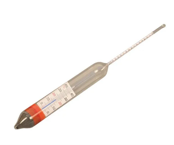 Residual sugar hydrometer (0-15% range)