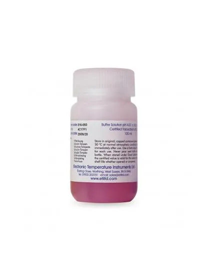 Buffer solutions (100ml) for pH meters