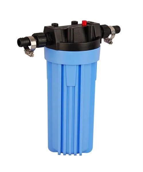 28 Series 10" plastic blue DOE filter housing