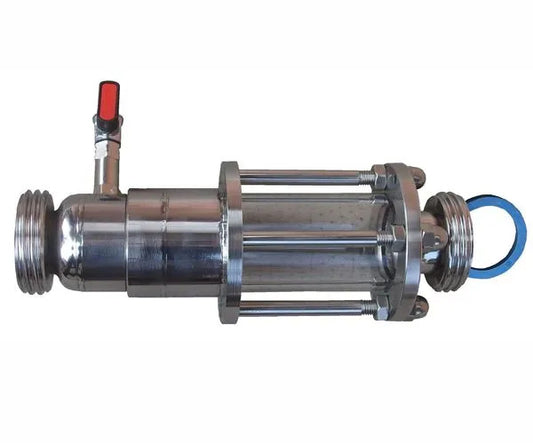 Gas sparger in-line