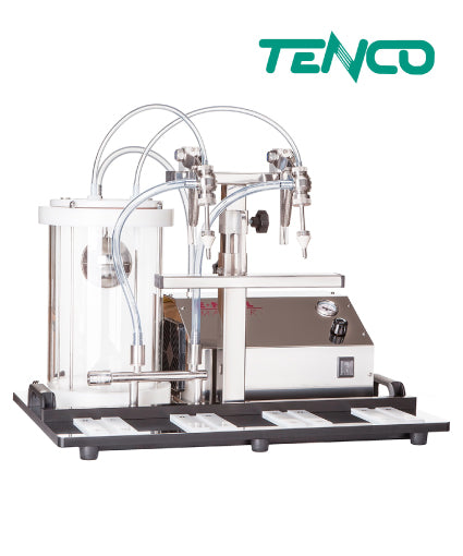 Tenco Enolmaster 2 head vacuum filler for miniature bottles