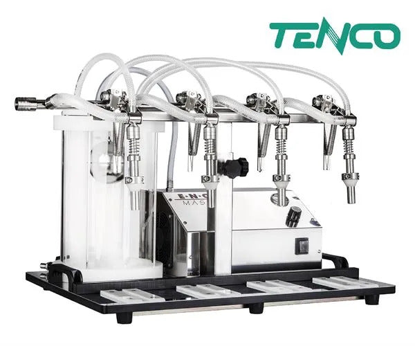 Tenco Enolmaster 4 head pneumatic vacuum filler