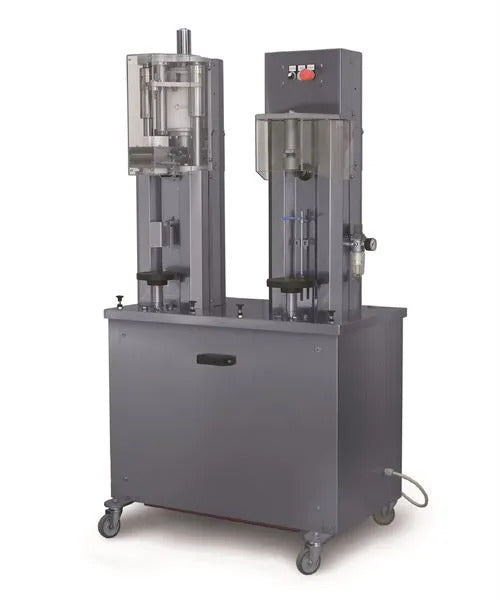 Semi auto corker & muzzler for sparkling wine/cider
