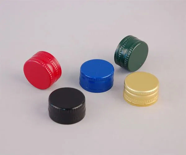 28mm Aluminium ROPP (Roll-on pilfer-proof) caps