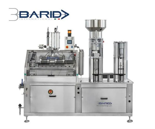 Barida Muima TG semi automatic disgorging, dosing & topping, corking & muzzling machine