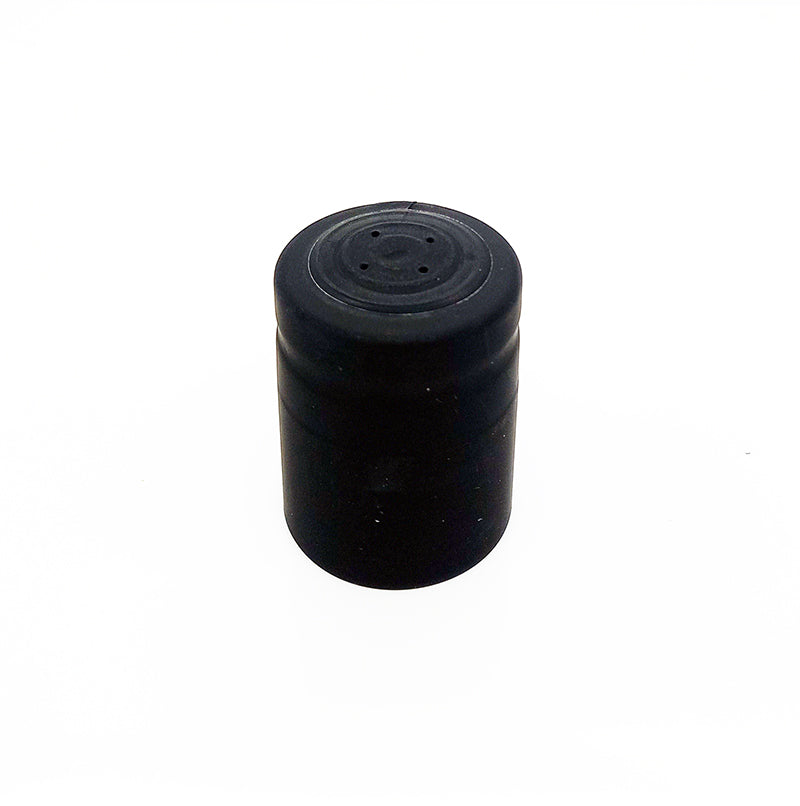 Black PVC shrink capsule for MCA2 capped 250ml bottles