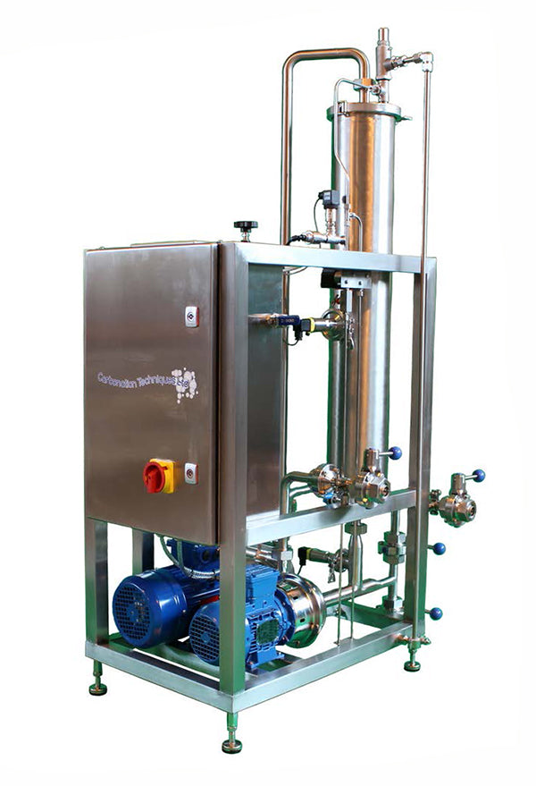 Carbo 1000 carbonator for wine, beer, cider, RTDs and soft drinks.