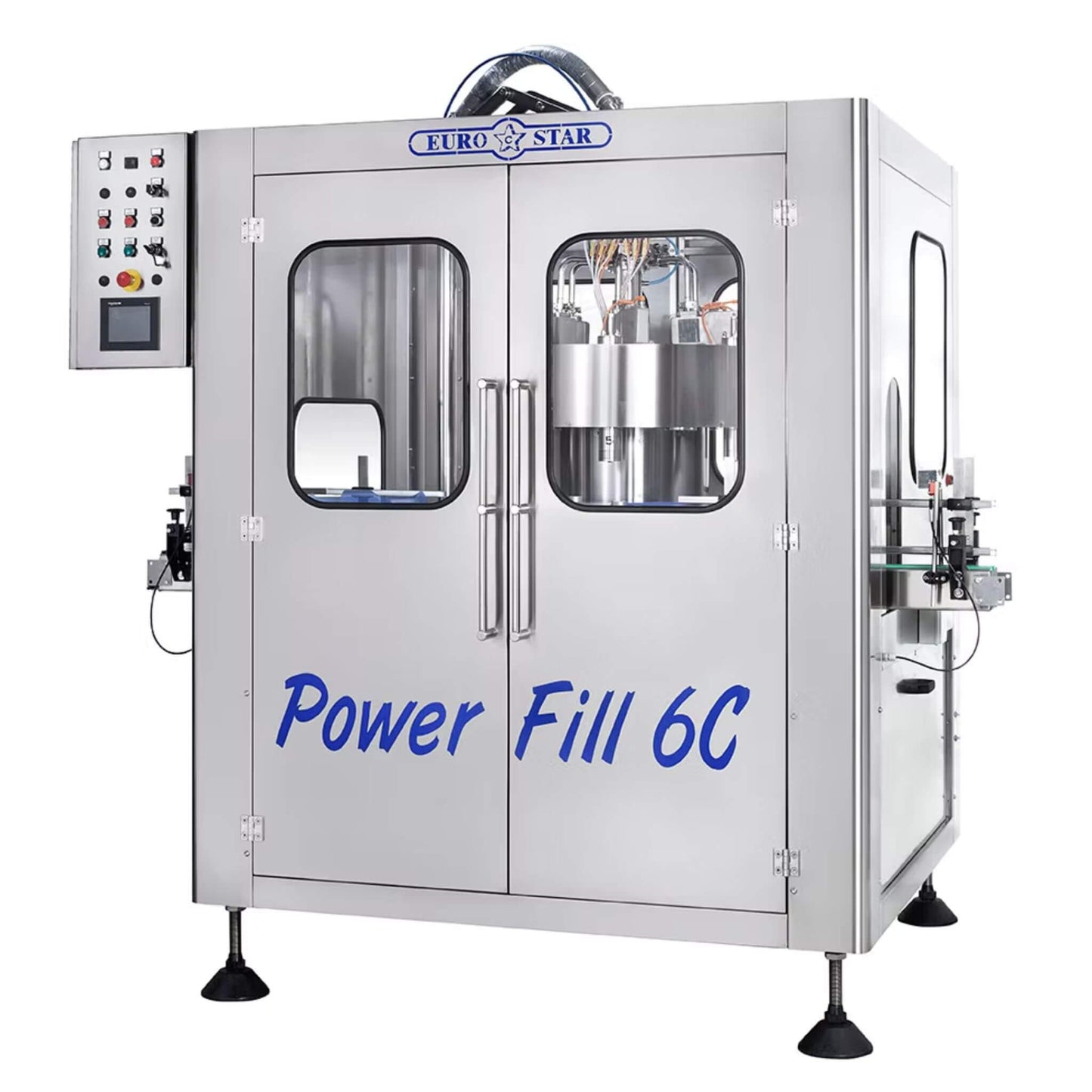 Eurostar Powerfill filling machine on a white background.