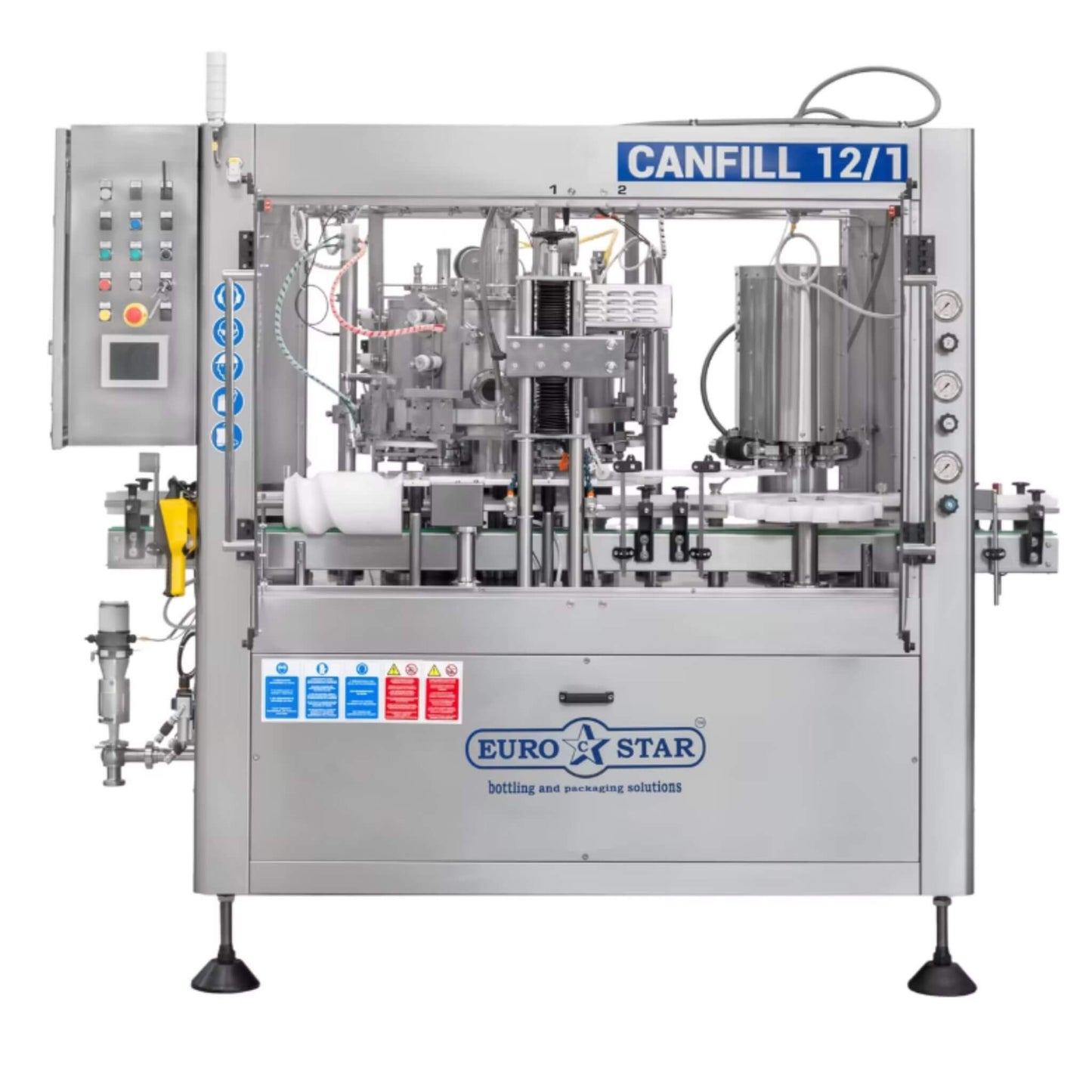 Eurostar 12/1 counter pressure canning machine on a white background.