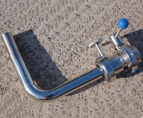 Racking valve rotating stainless steel