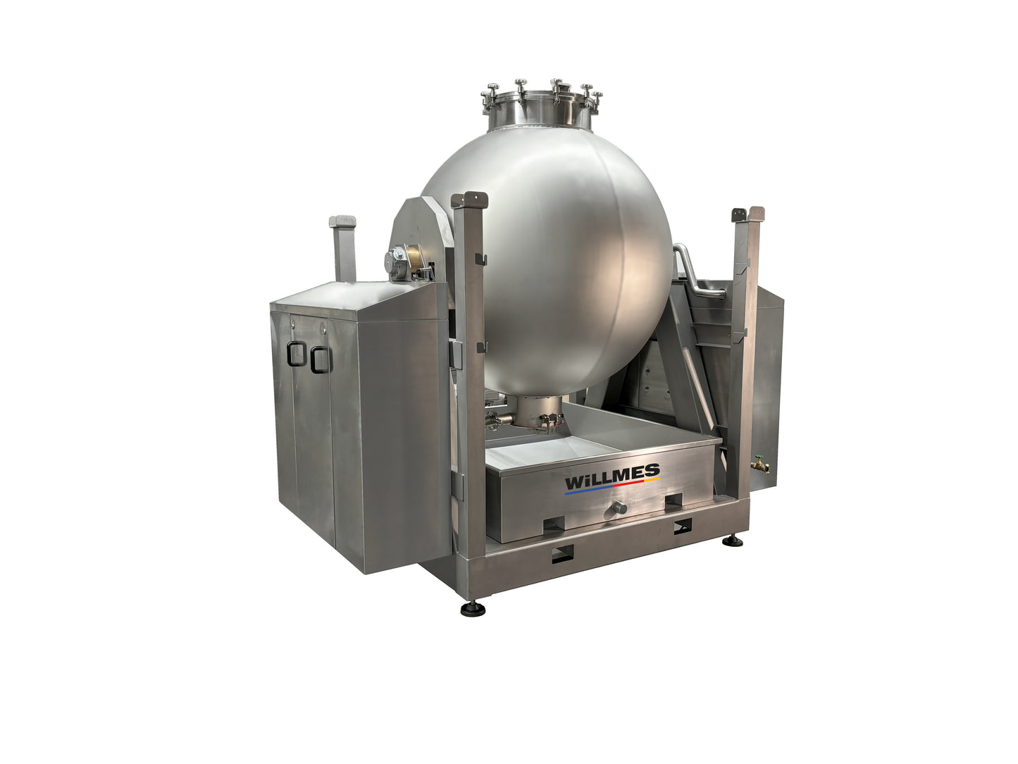 Willmes Sphera pneumatic press with Willmes branding on a white background