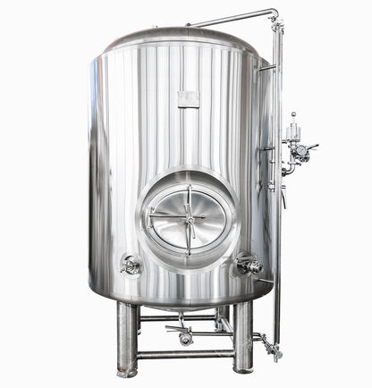 A stainless steel tank for beer