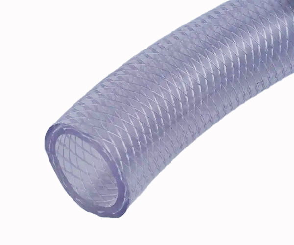 Clear PVC Hose with braid reinforcement