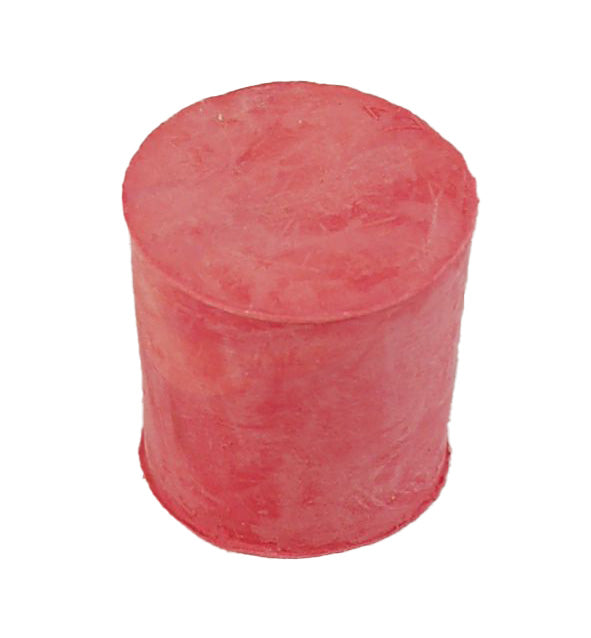An orange rubber bung