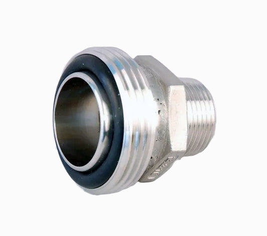 Adaptors BSP male x RJT male stainless steel