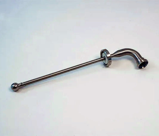 Metal Spray ball lance on a white background