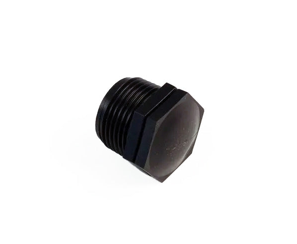 A hexagon plug BSP polypropylene on a white background.