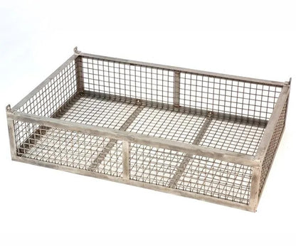 Large metal basket for use in a pasteuriser
