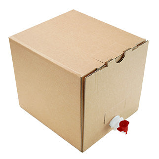 A 10l bag in box with red spout