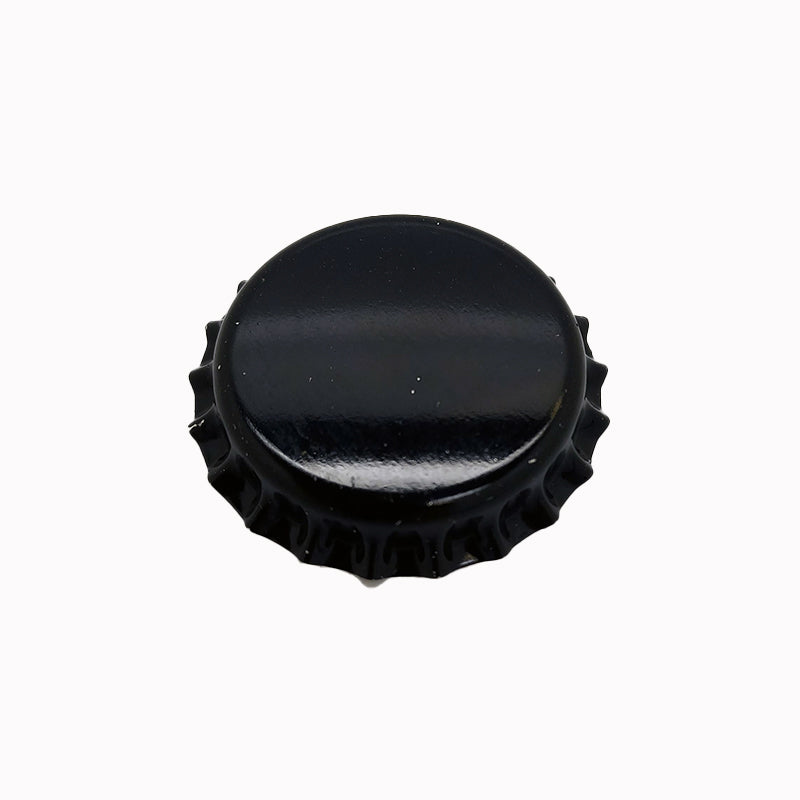 Black crown cap on a white background