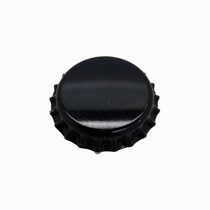 Black crown cap on a white background