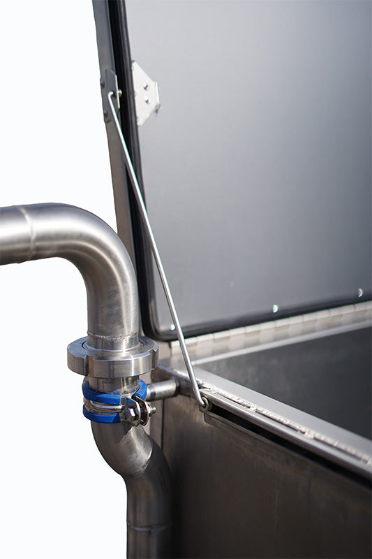 Close up of the lid of the Vigo Large In-bottle Pasteuriser