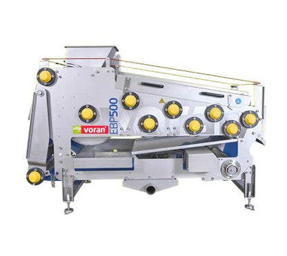 A Voran EBP500 belt press on a white background.