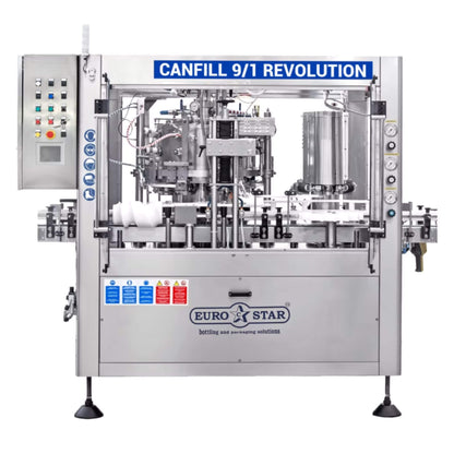 Eurostar 9/1 counter pressure canning machine on a white background.