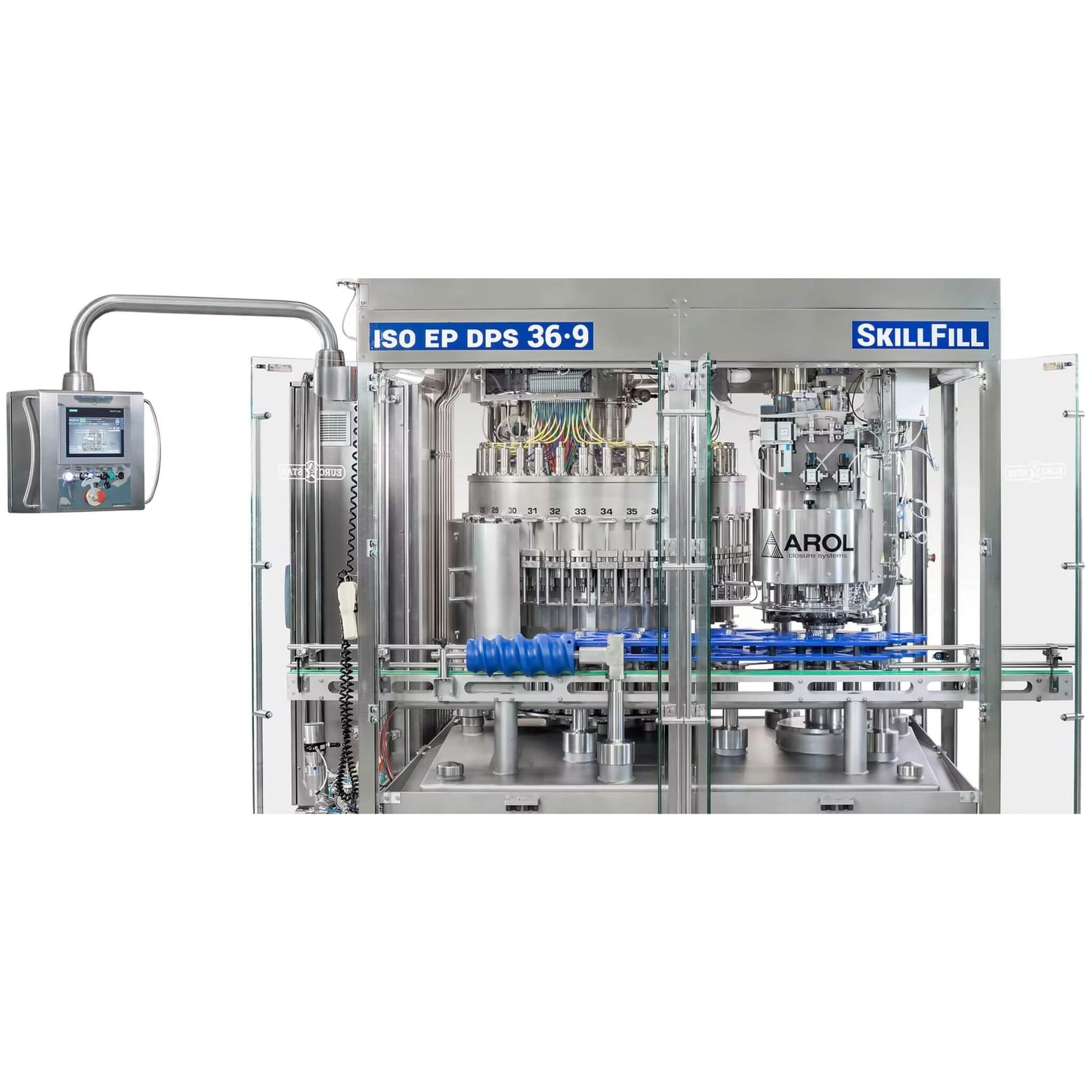 Eurostar Skillfill filling machine on a white background.
