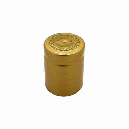 Gold PVC shrink capsule for MCA2 capped 250ml bottles