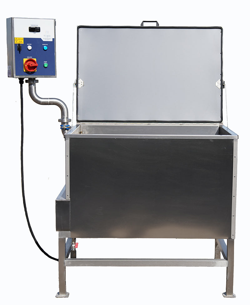 Front view of the Vigo Large In-bottle Pasteuriser