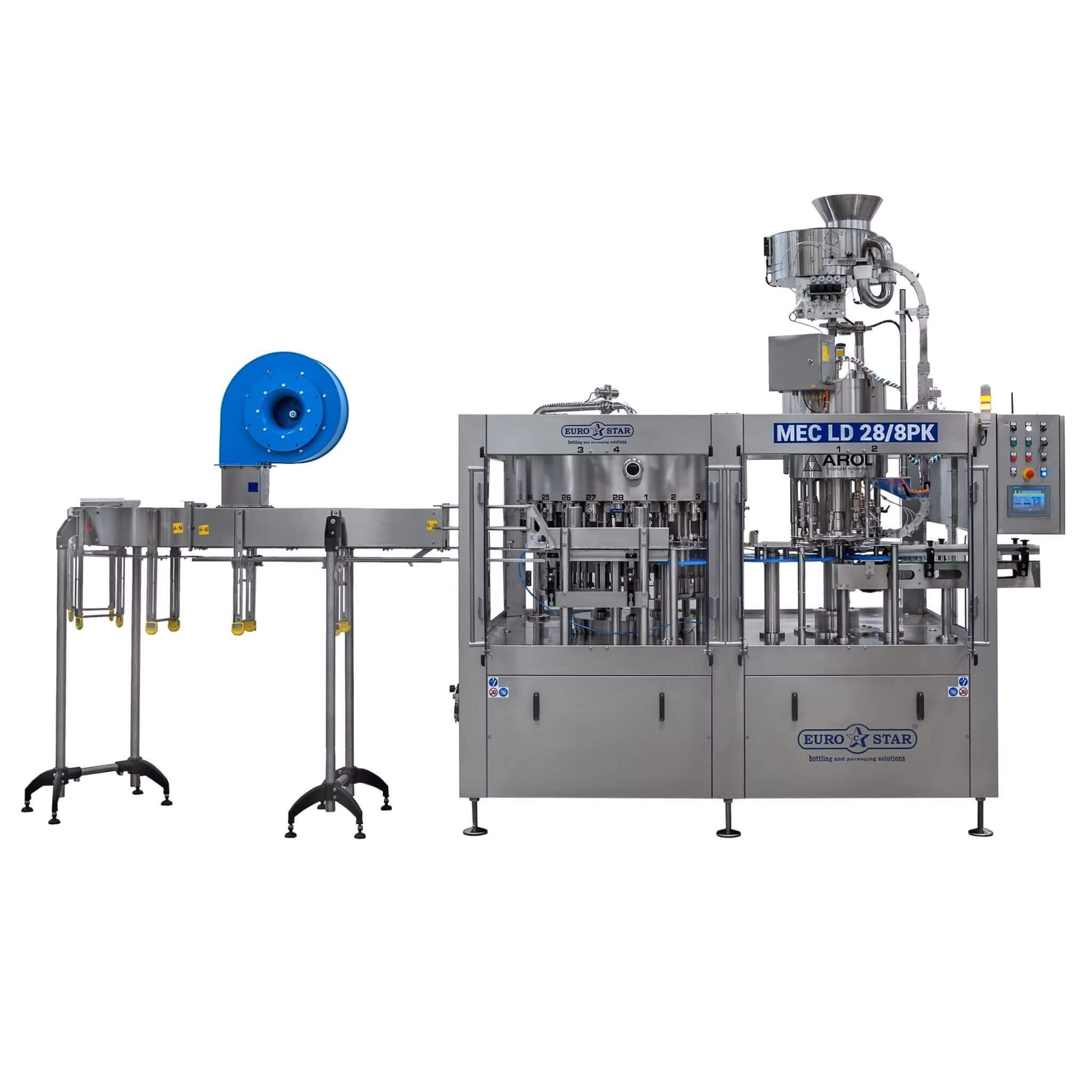Eurostar MEC LD filling machine on a white background.