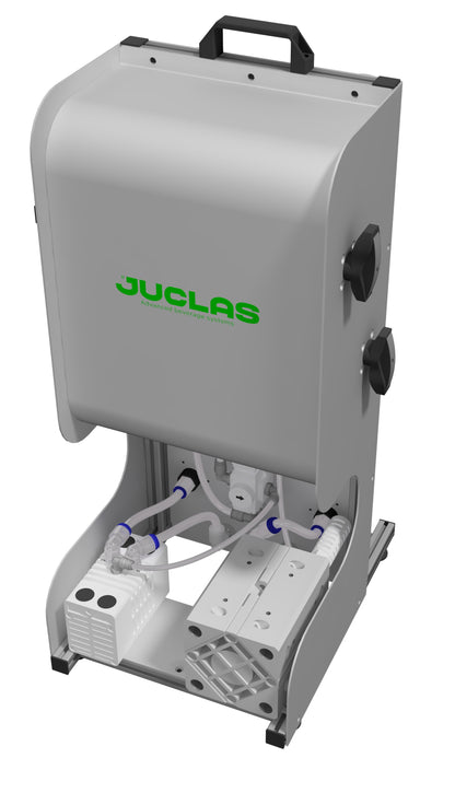 Front view of the Juclas Mastermind Lab unit for alcohol removal