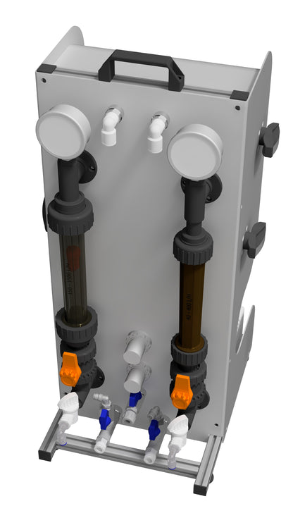 Back view of the Juclas Mastermind Lab unit for alcohol removal
