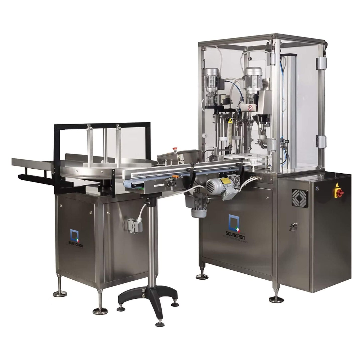Squadron VOL 6.1V filling machine on a white background.